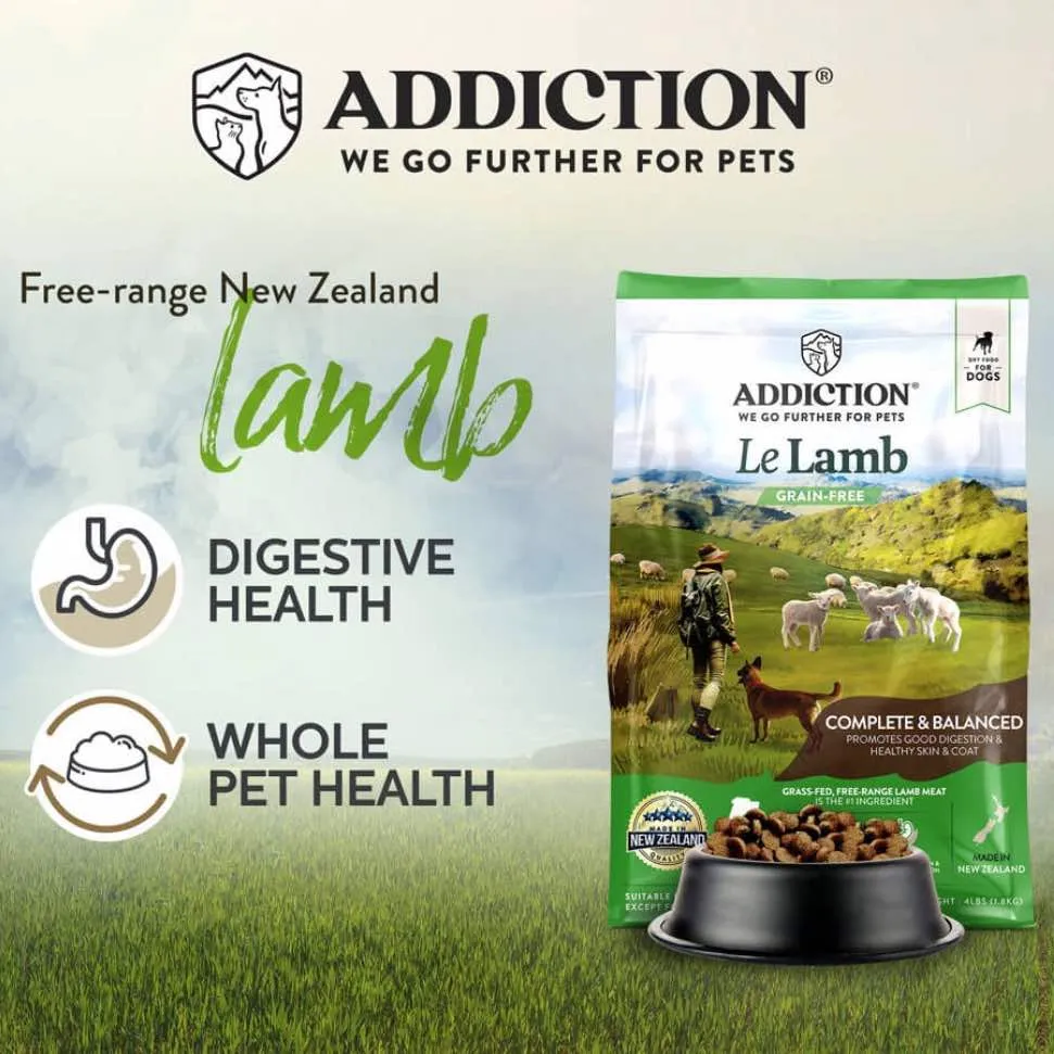 '25% OFF/BUNDLE DEAL': Addiction Le Lamb Grain Free Dry Dog Food