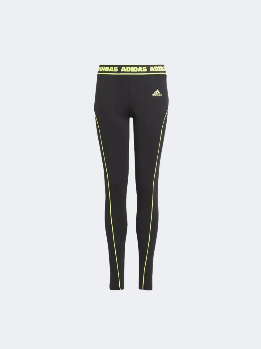 Adidas Dance Kids-Girls Sportswear Tight Black/Lemon