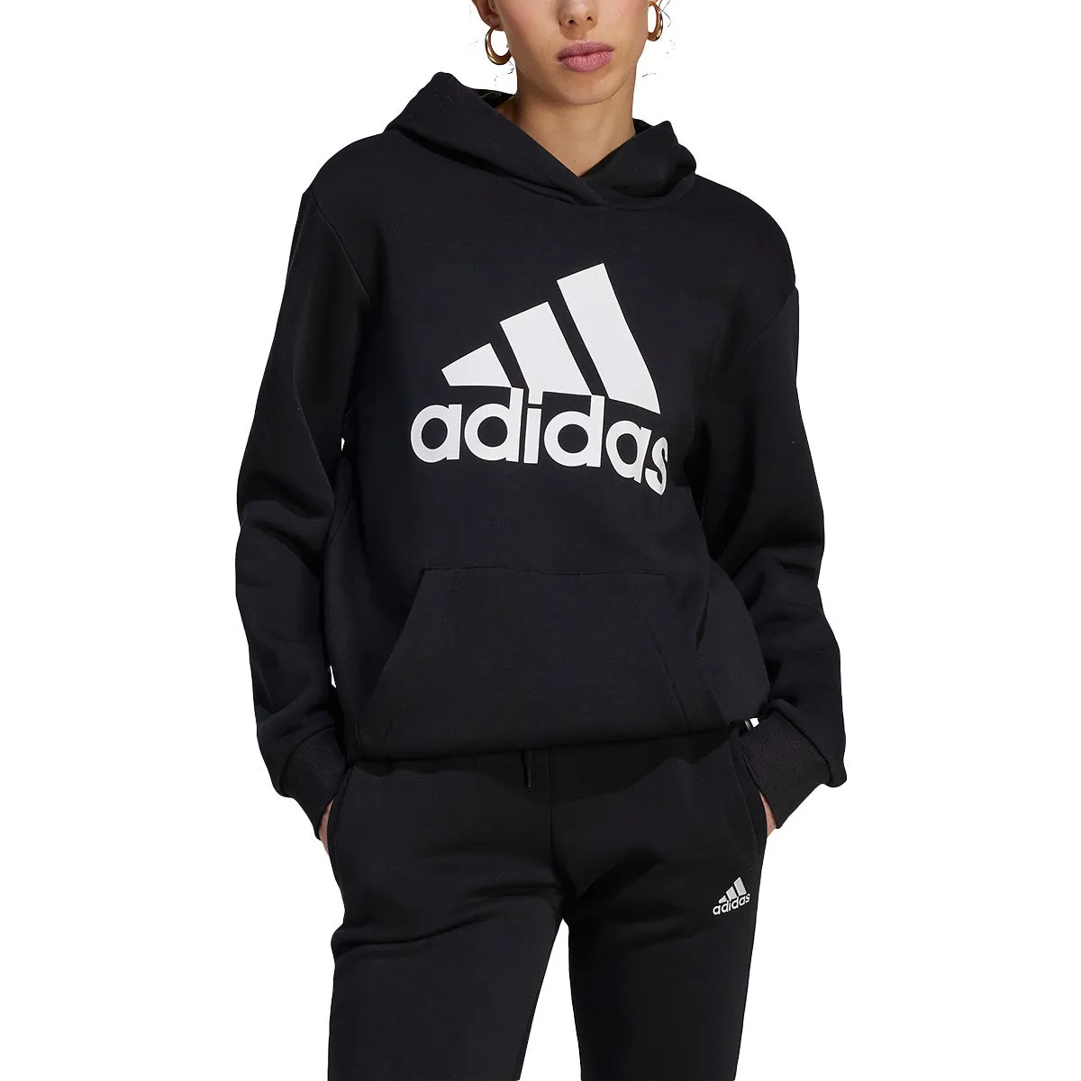 adidas Women's Oversized Big Logo Hoodie