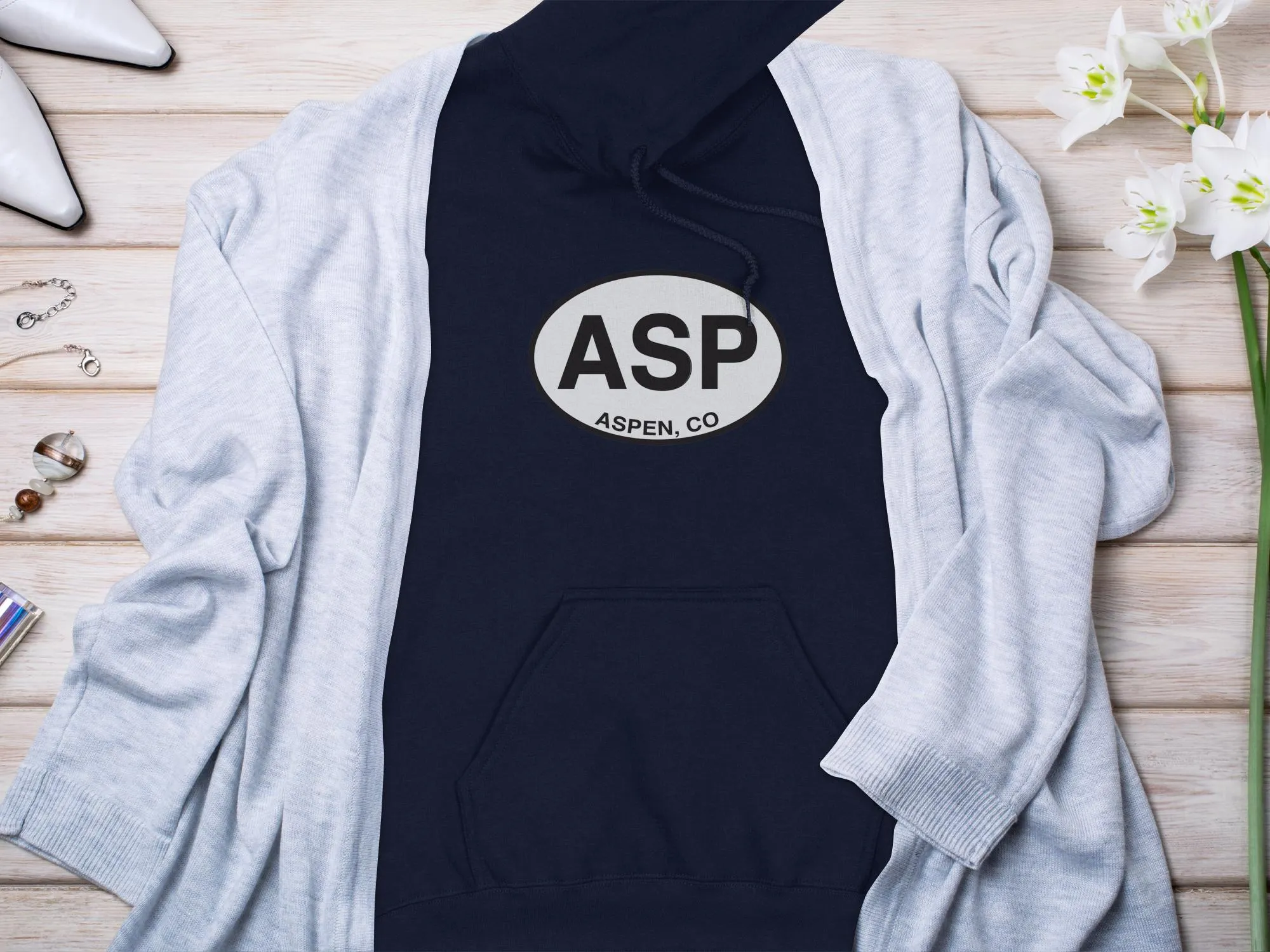 Aspen Travel Vacation Hoodie for Mountain Adventures