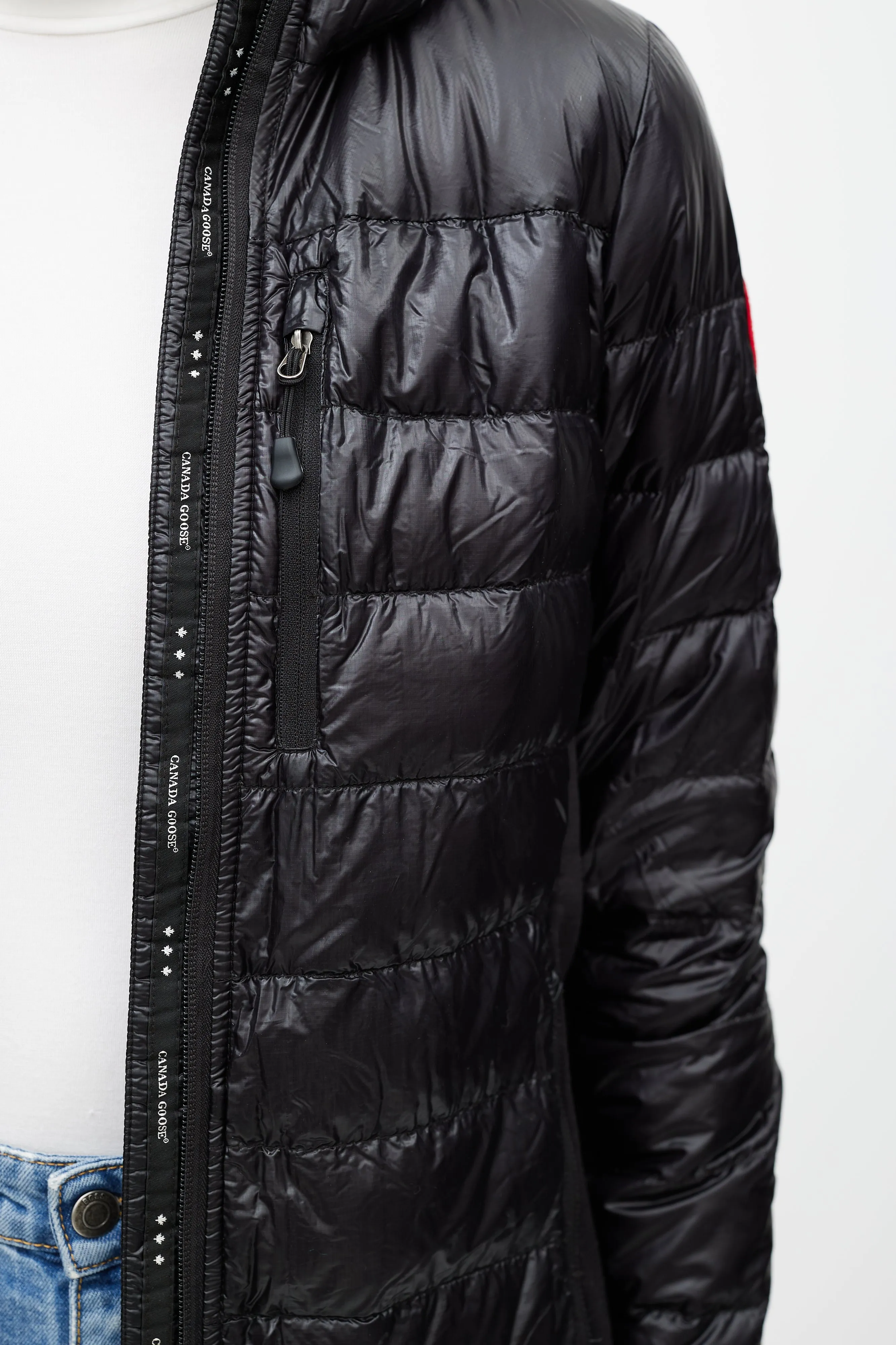 Black Hybridge Down Jacket