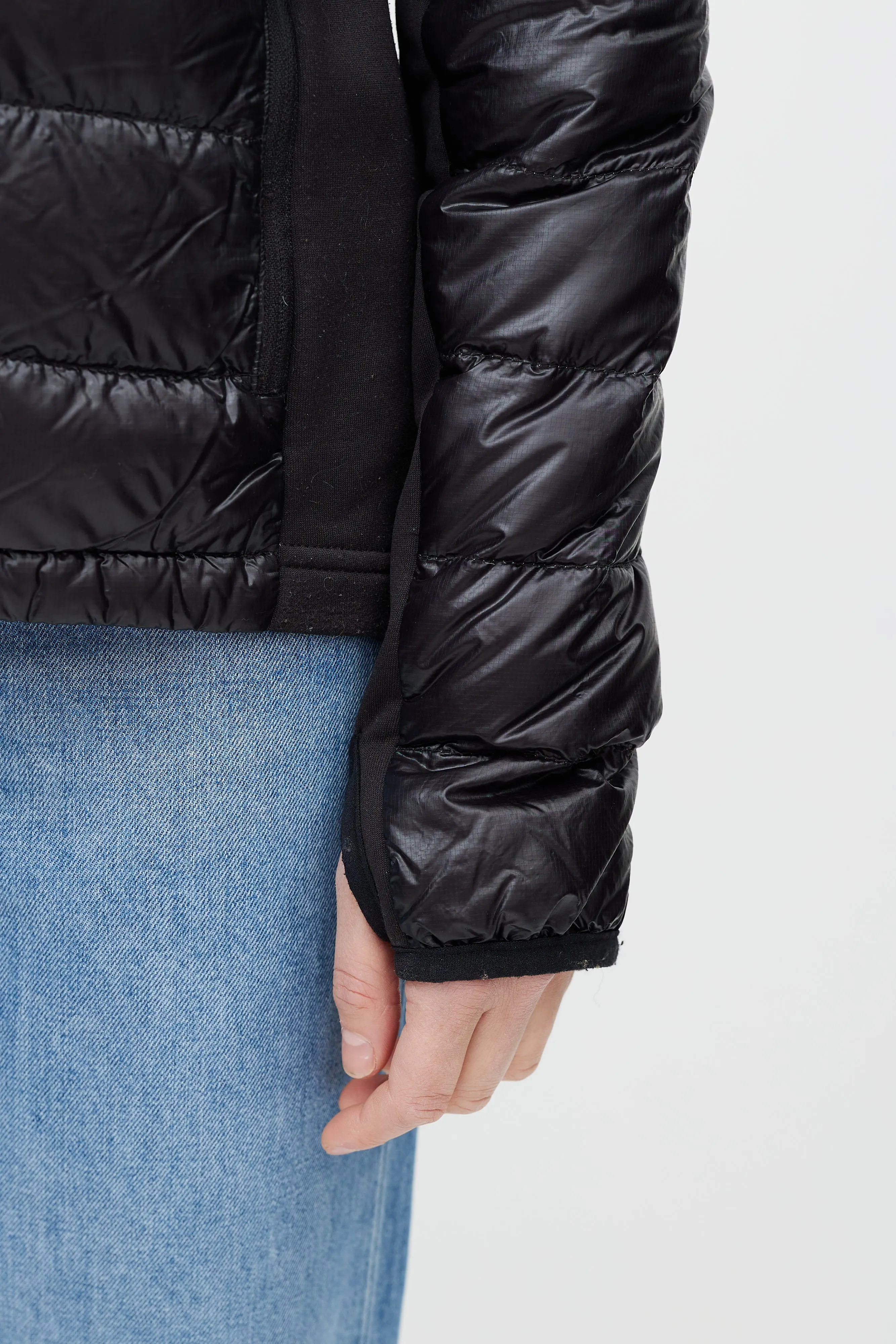 Black Hybridge Down Jacket