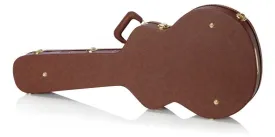 Boblen HSJ-BR Hardshell Case for Dreadnought Acoustic Guitars in Brown