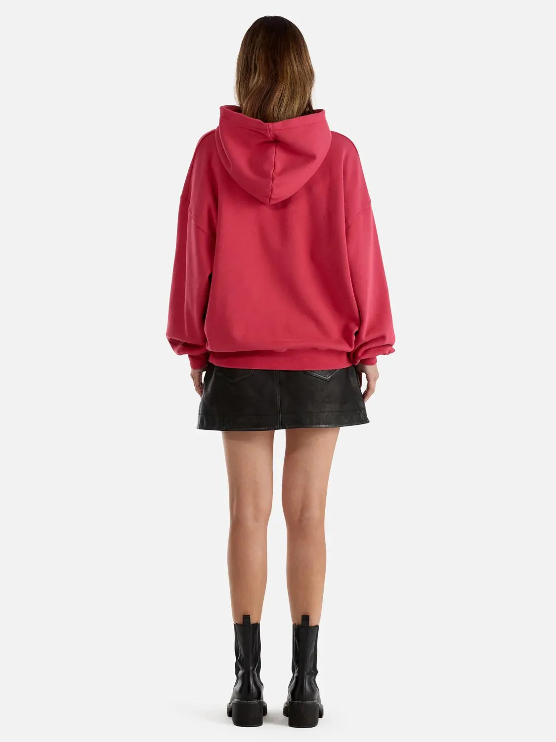 BROOKE OVERSIZED HOODIE DIY STUDIOS | Poppy Red