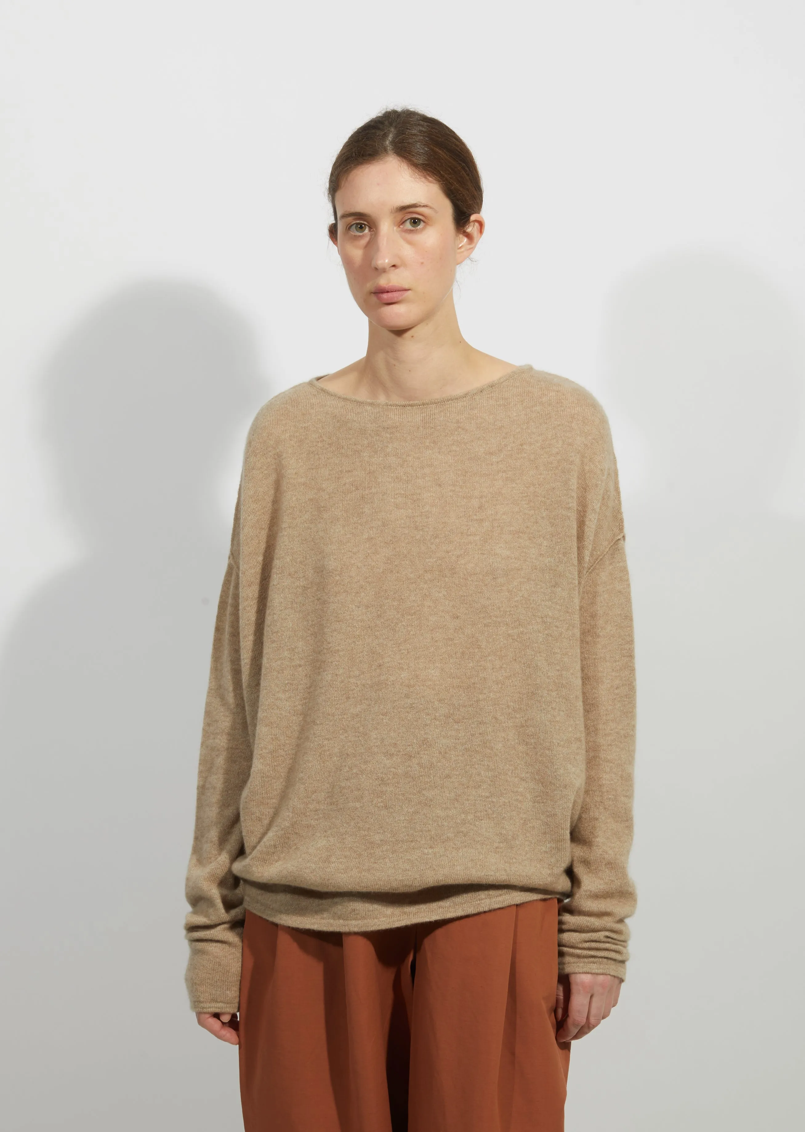 Cashmere & Silk Circle Sweater