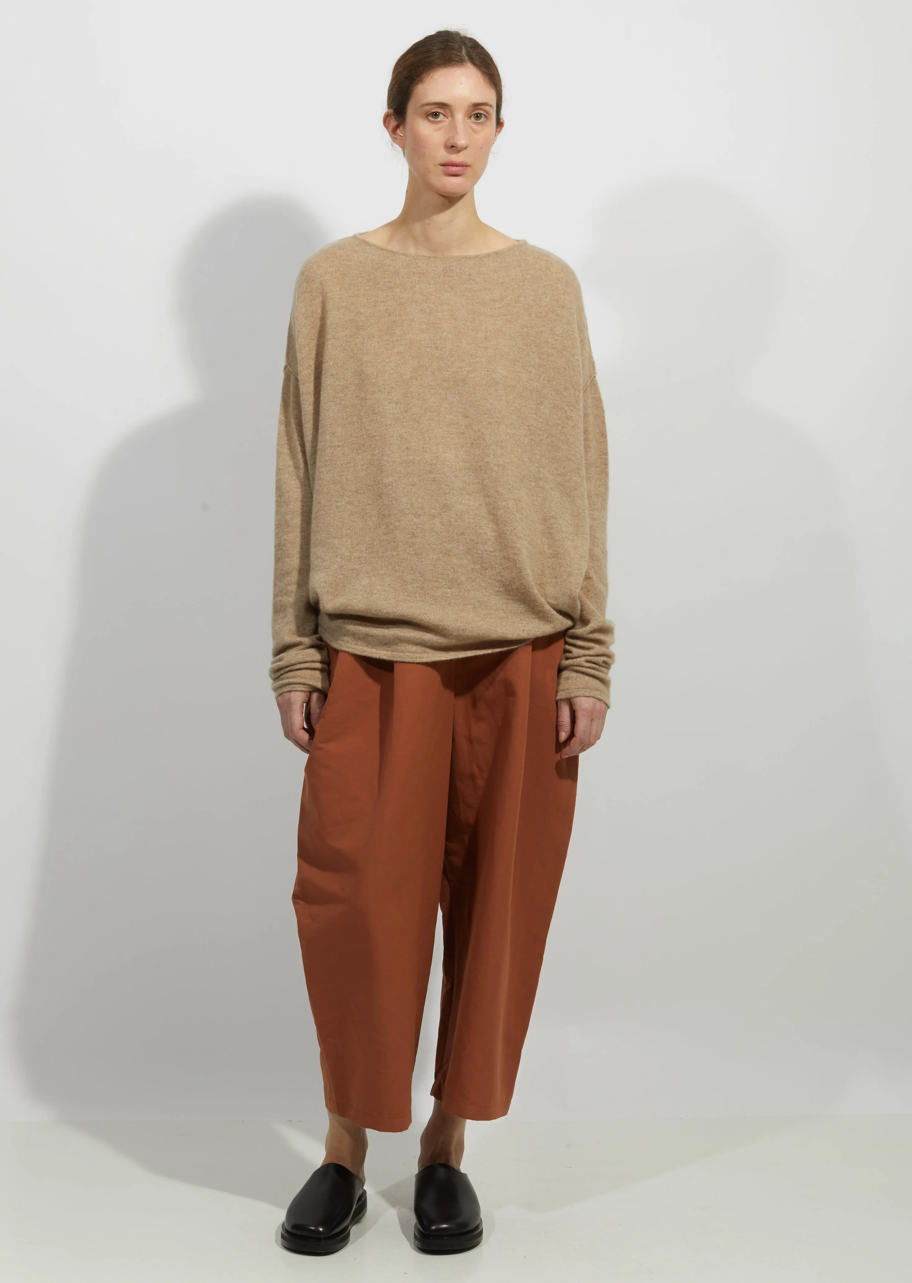 Cashmere & Silk Circle Sweater