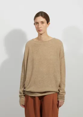 Cashmere & Silk Circle Sweater