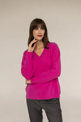 Cashmere Sweater Fuchsia