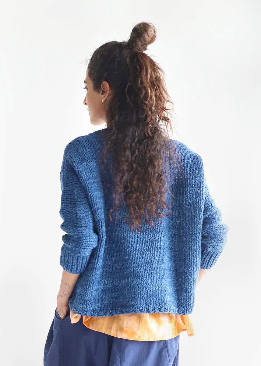 Chiara Cotton Hand Knit Sweater