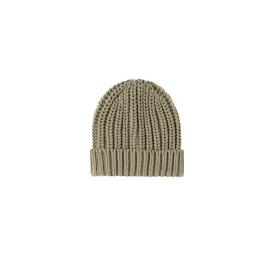 Chunky Knit Hat - Olive