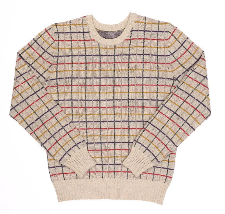 Crew Kids Chunky Plaid Sweater