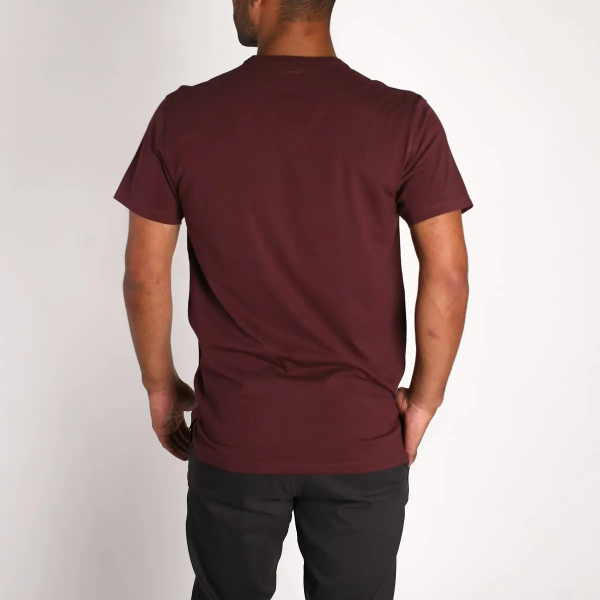 Density Premium T-Shirt Burgundy