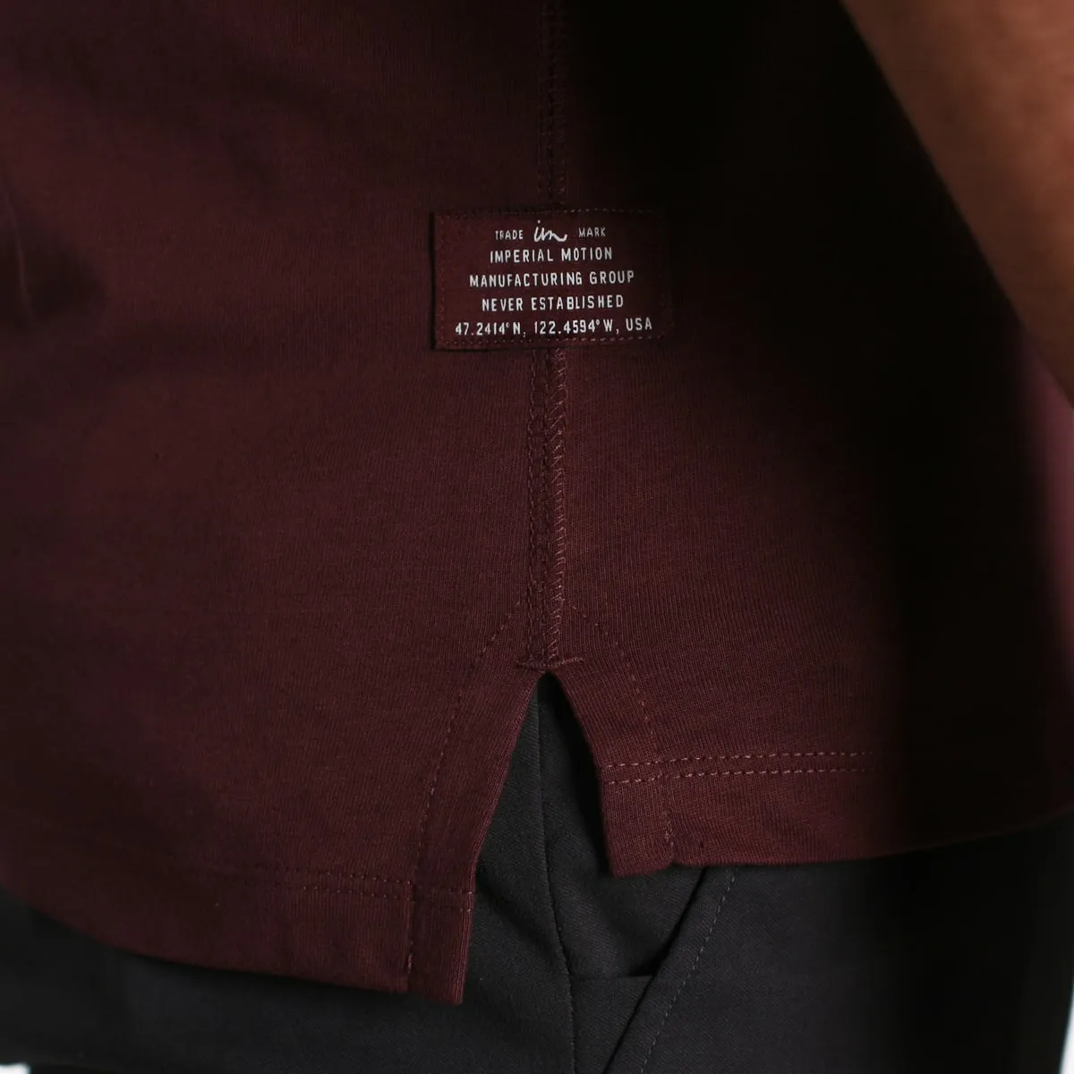 Density Premium T-Shirt Burgundy