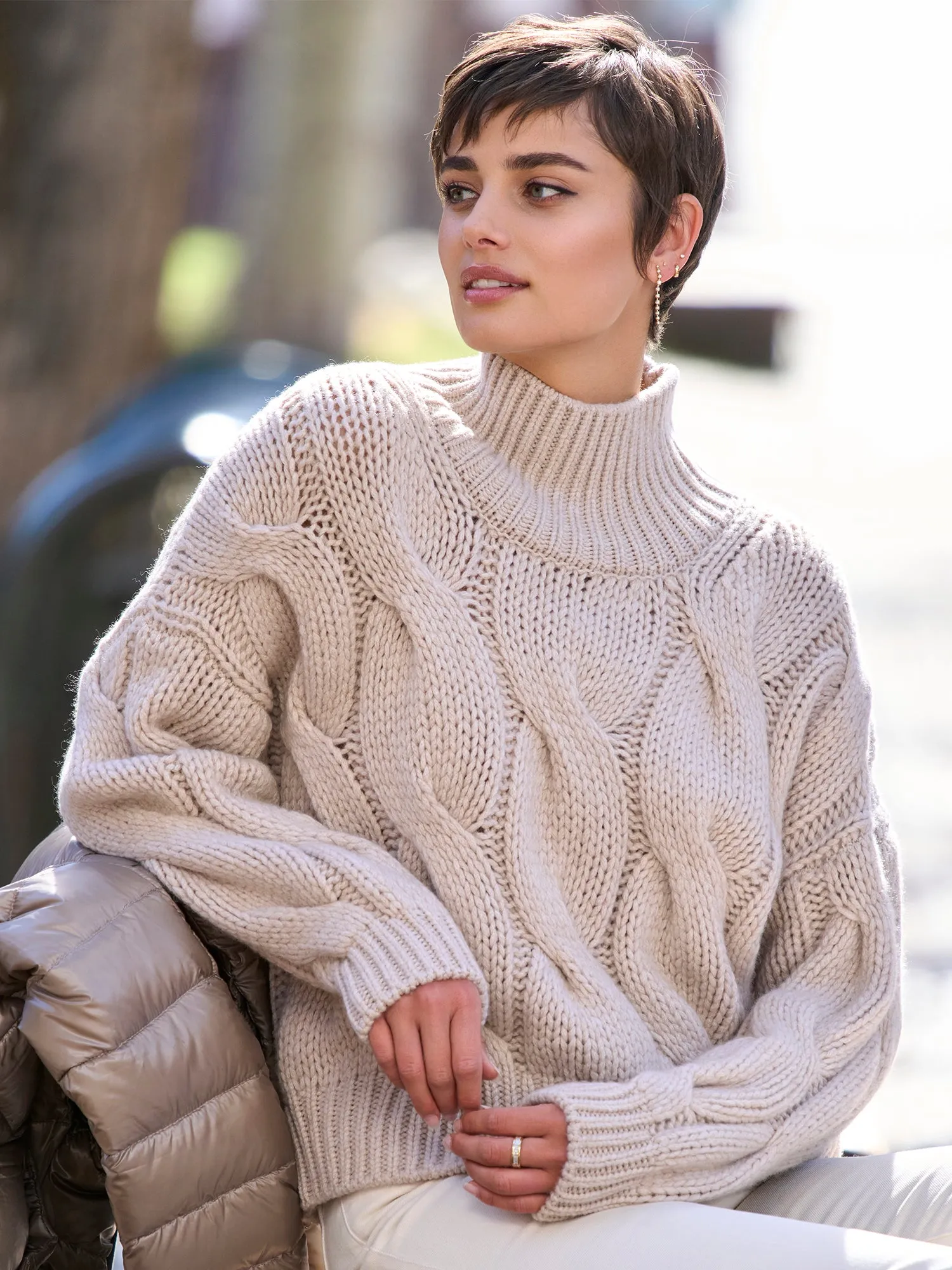 Dolce Cable Cashmere Sweater