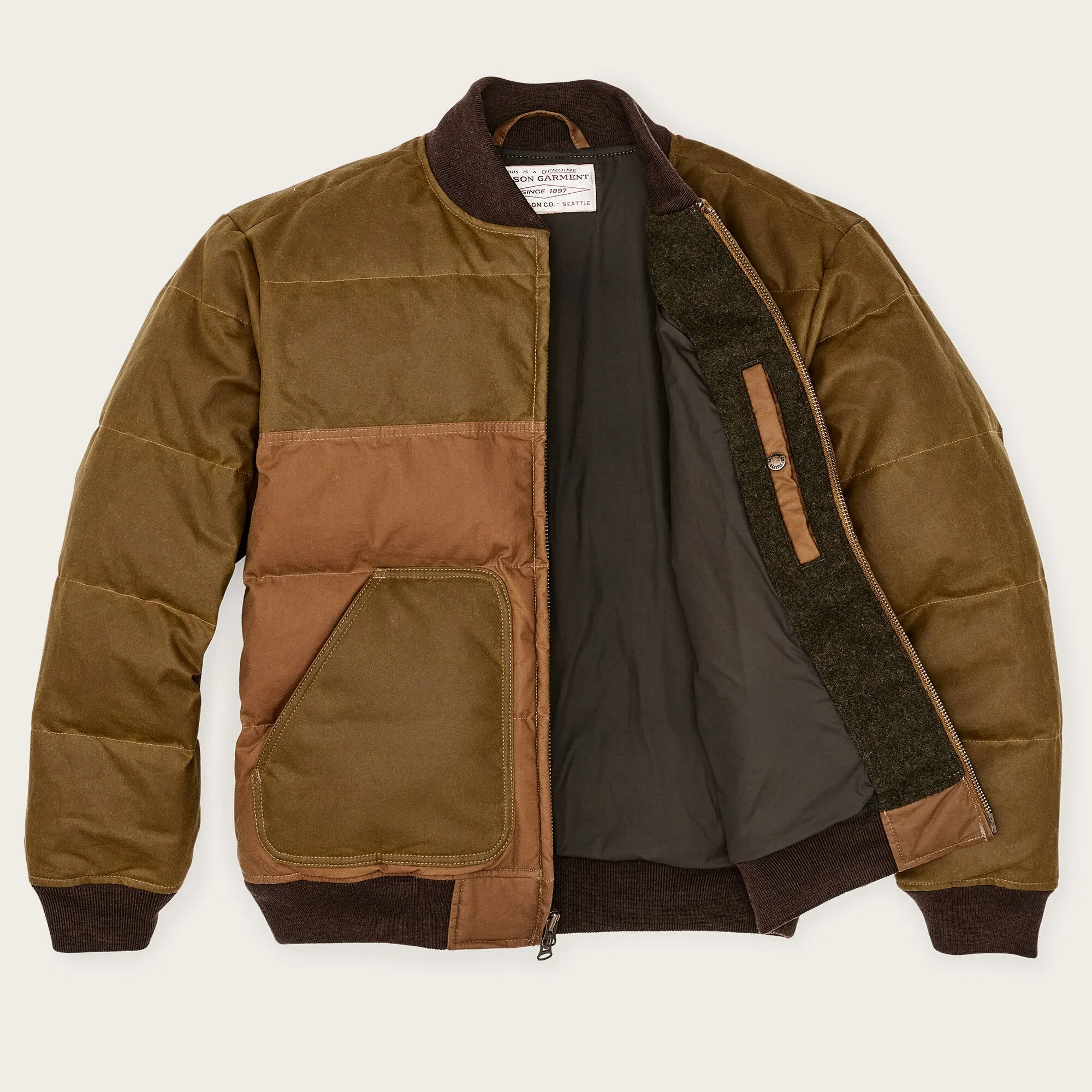 DOWN BOMBER JACKET