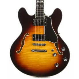 Eastman T486-SB Thinline Semi-Hollow Sunburst Used