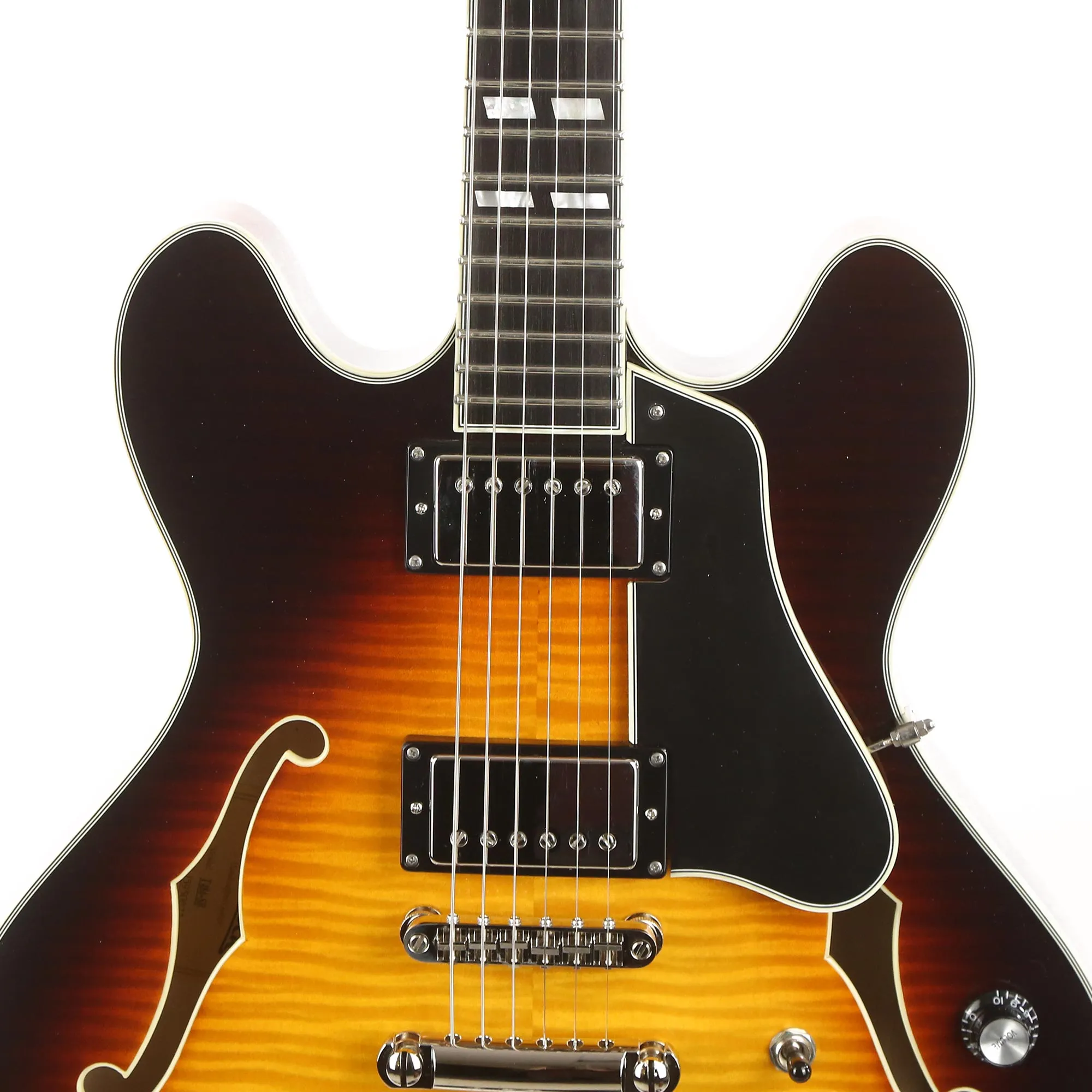 Eastman T486-SB Thinline Semi-Hollow Sunburst Used