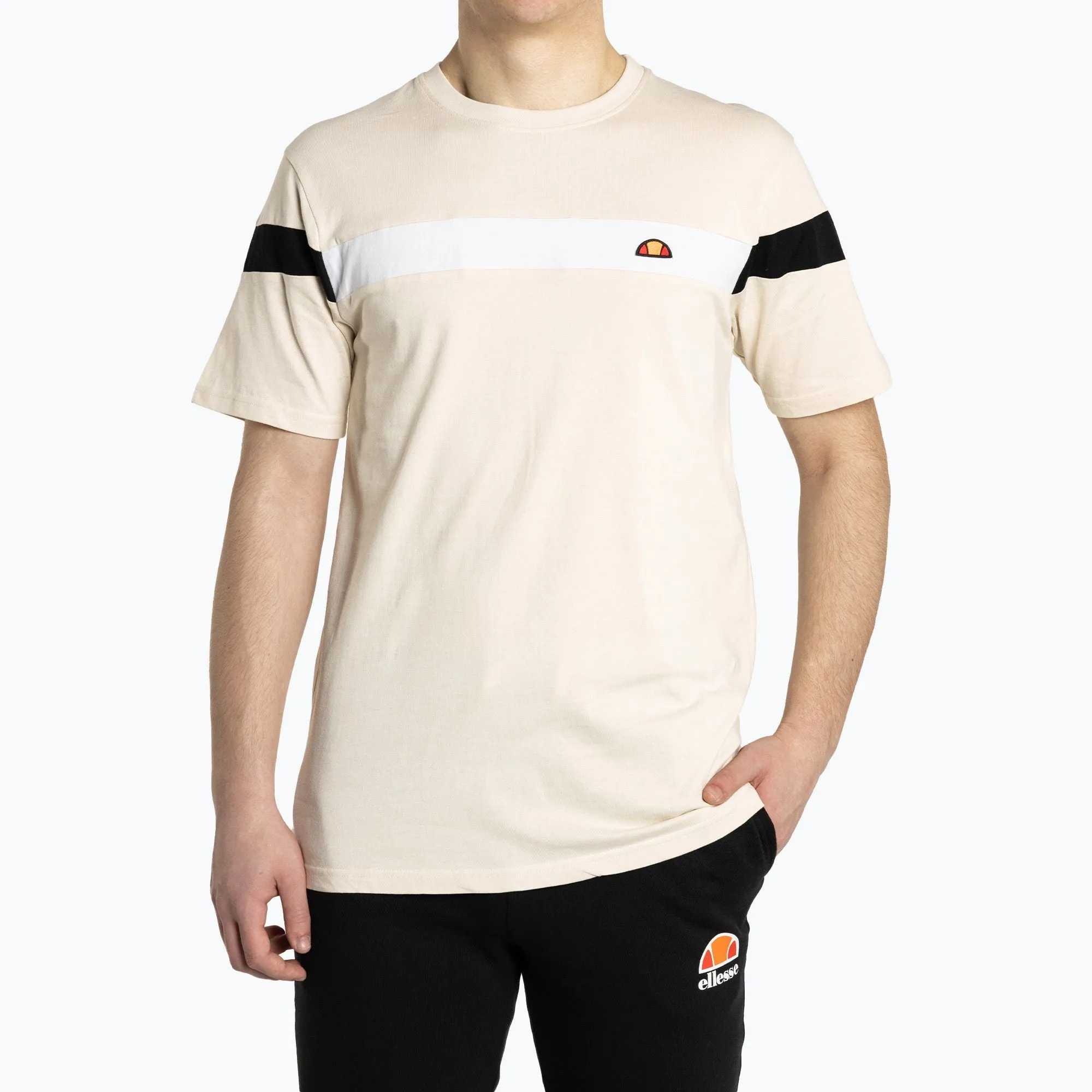 ELLESSE MEN'S CASERIO OFF WHITE TEE