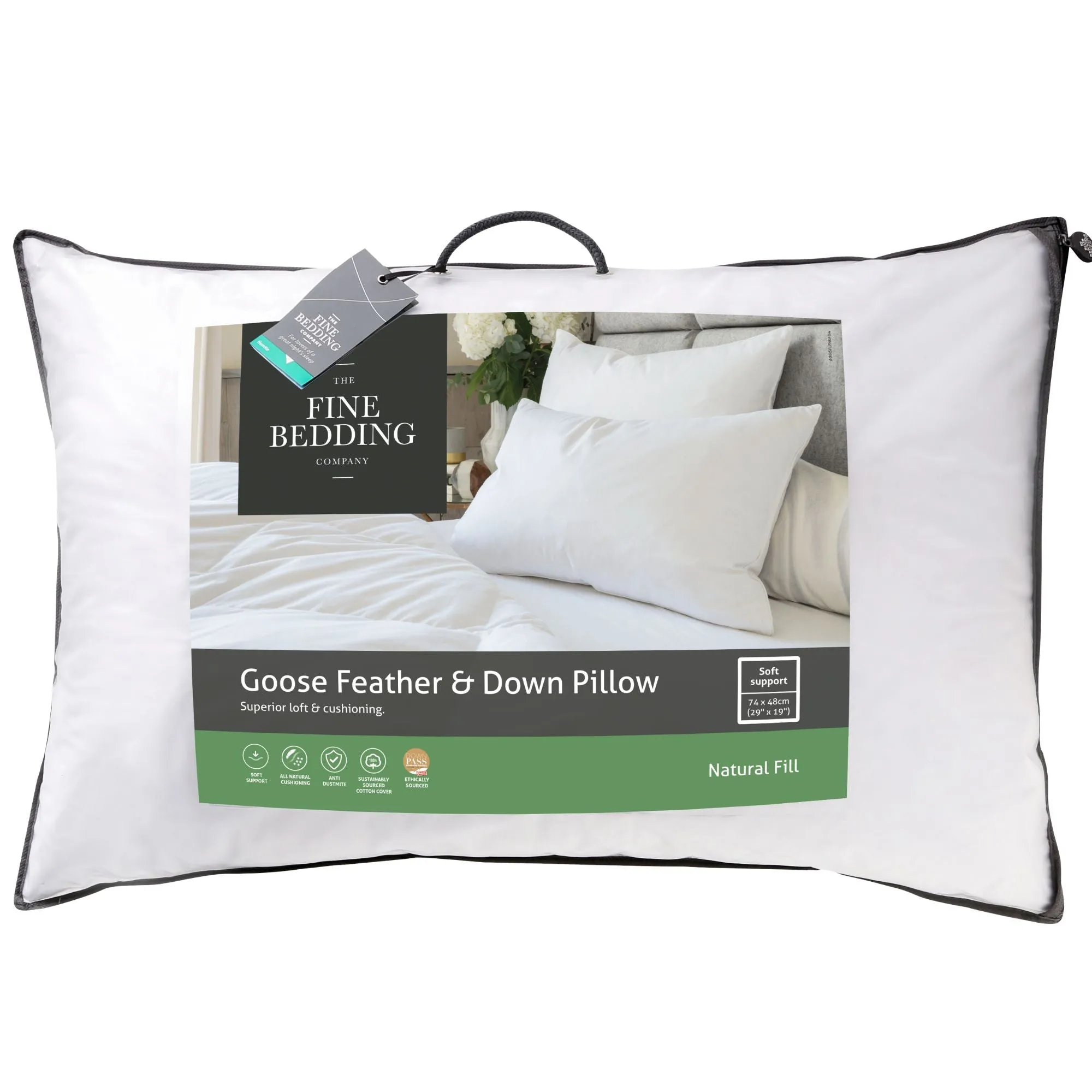 Goose Feather & Down Pillow