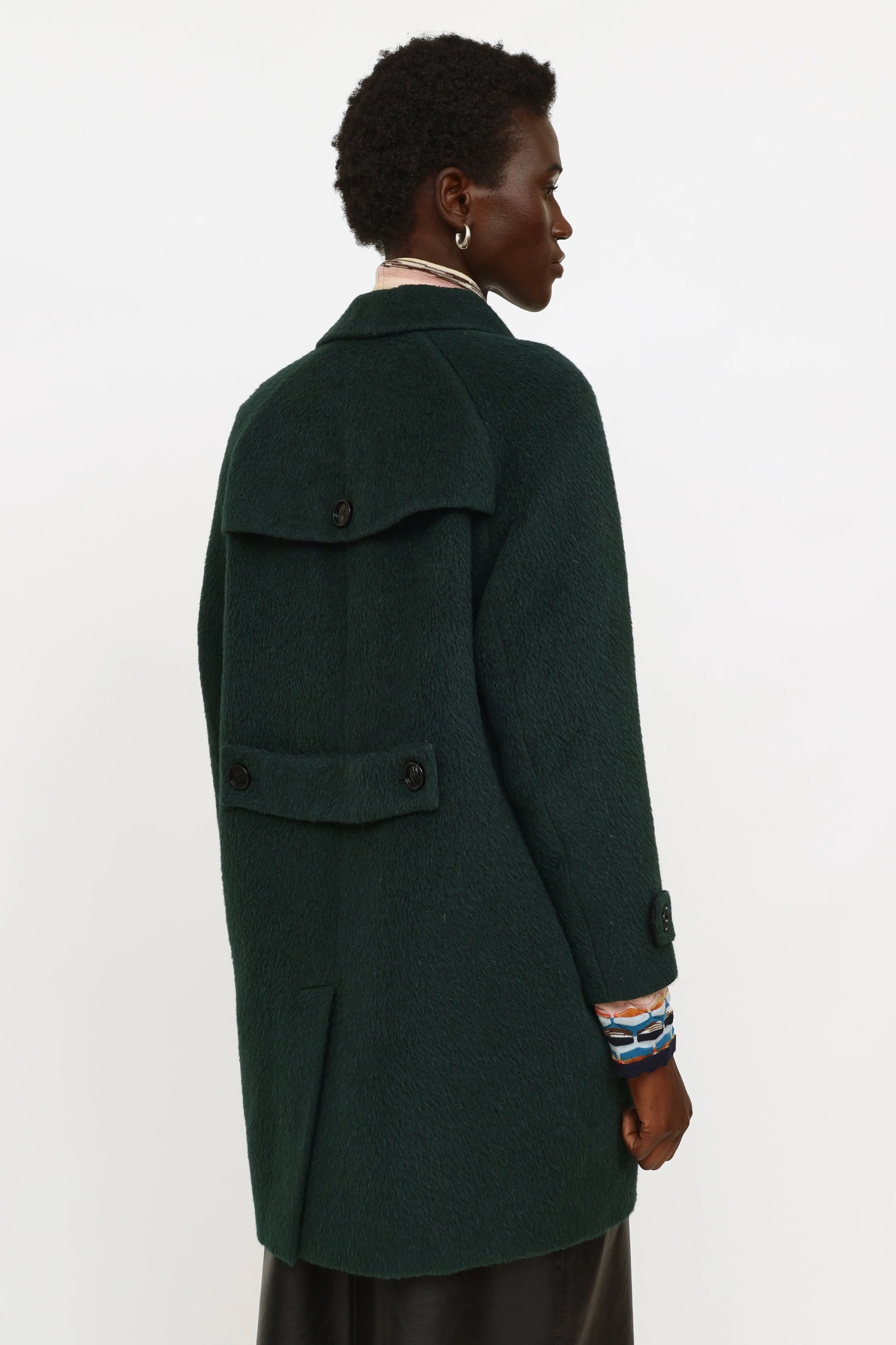 Green Carlington Wool Coat