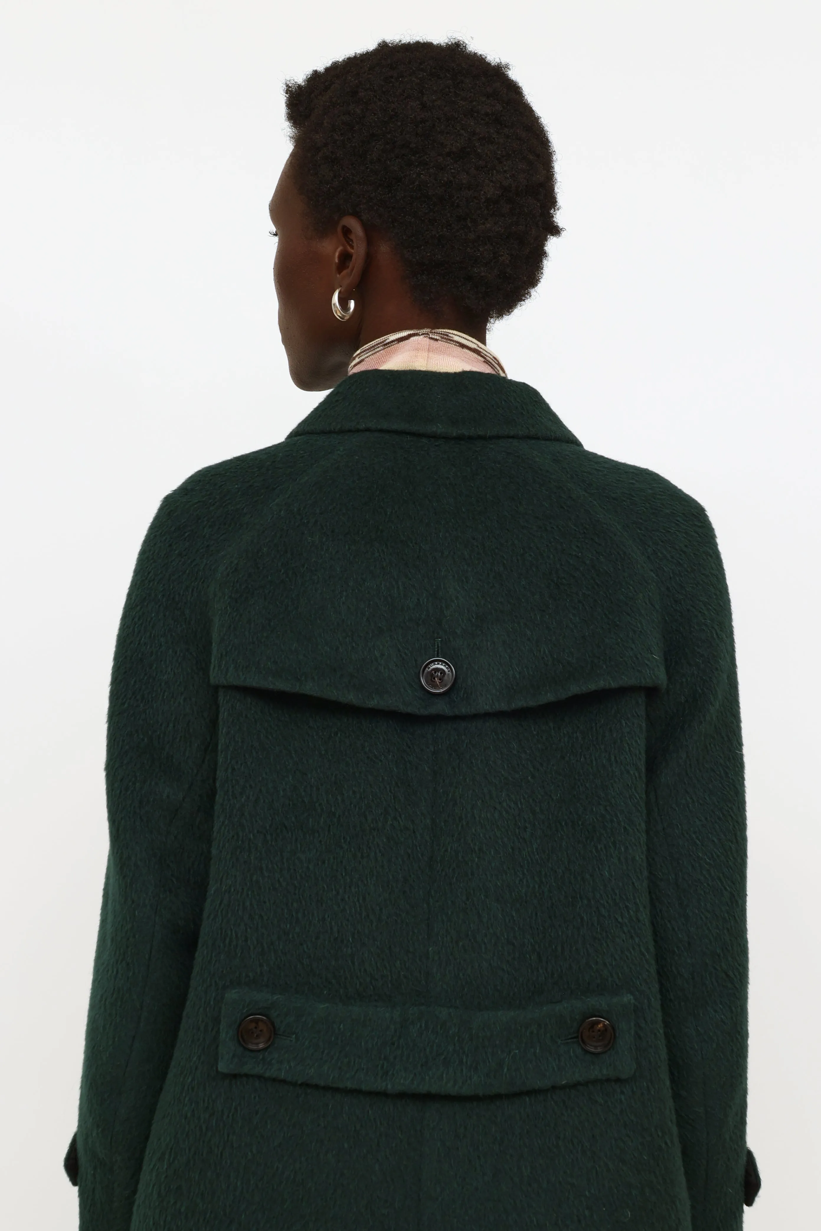 Green Carlington Wool Coat