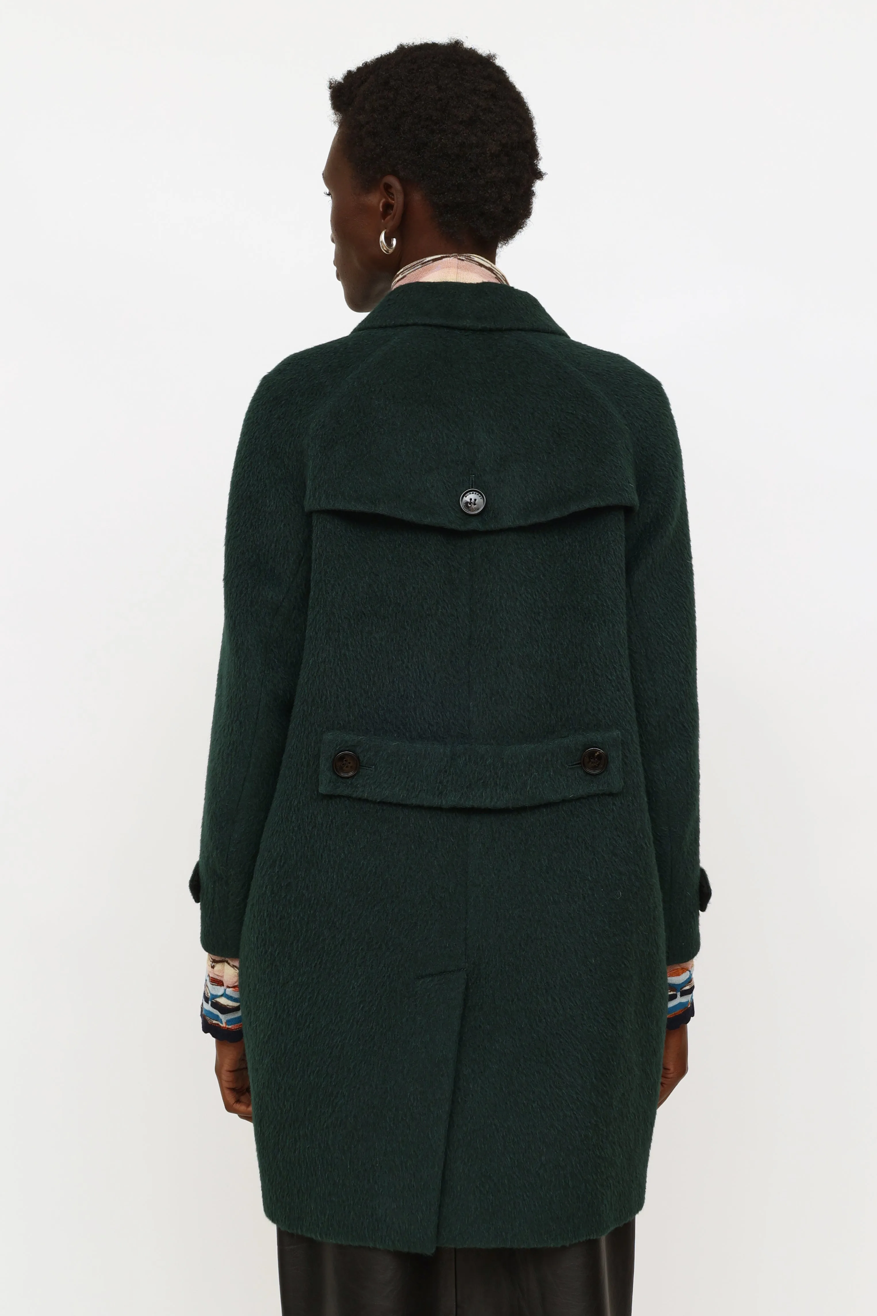 Green Carlington Wool Coat