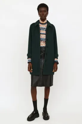 Green Carlington Wool Coat