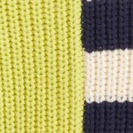 HAMPTON SWEATER | CHARTREUSE TWO TONE STRIPE