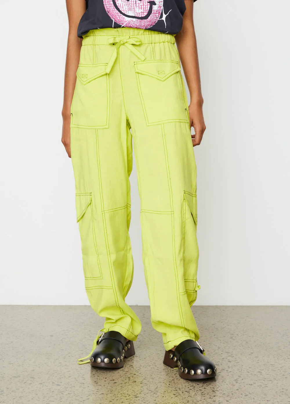 High Waist Pocket Pants