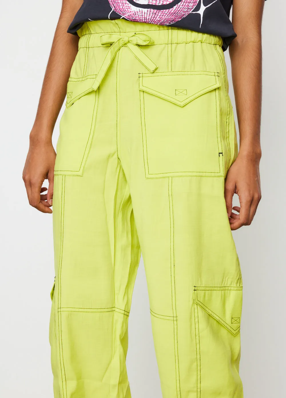 High Waist Pocket Pants