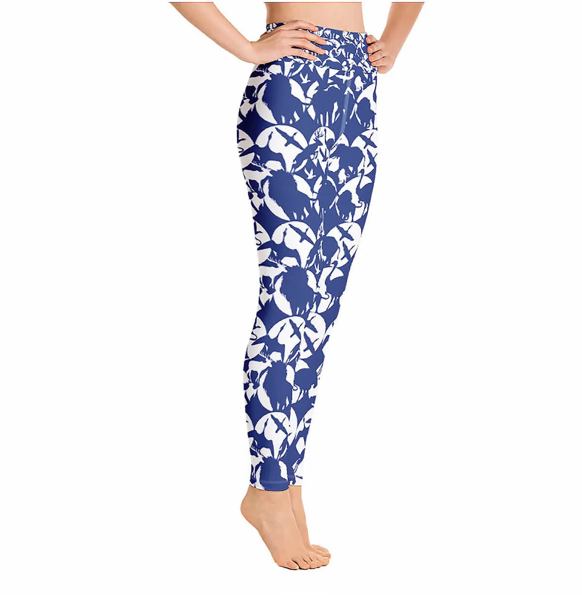 High Waist Yoga Leggings In Animal World