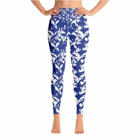 High Waist Yoga Leggings In Animal World