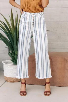 KanCan Striped Wide Leg Pants