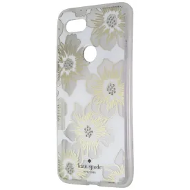 Kate Spade Defensive Hardshell Case for Pixel 3 XL - Reverse Hollyhock/Cream