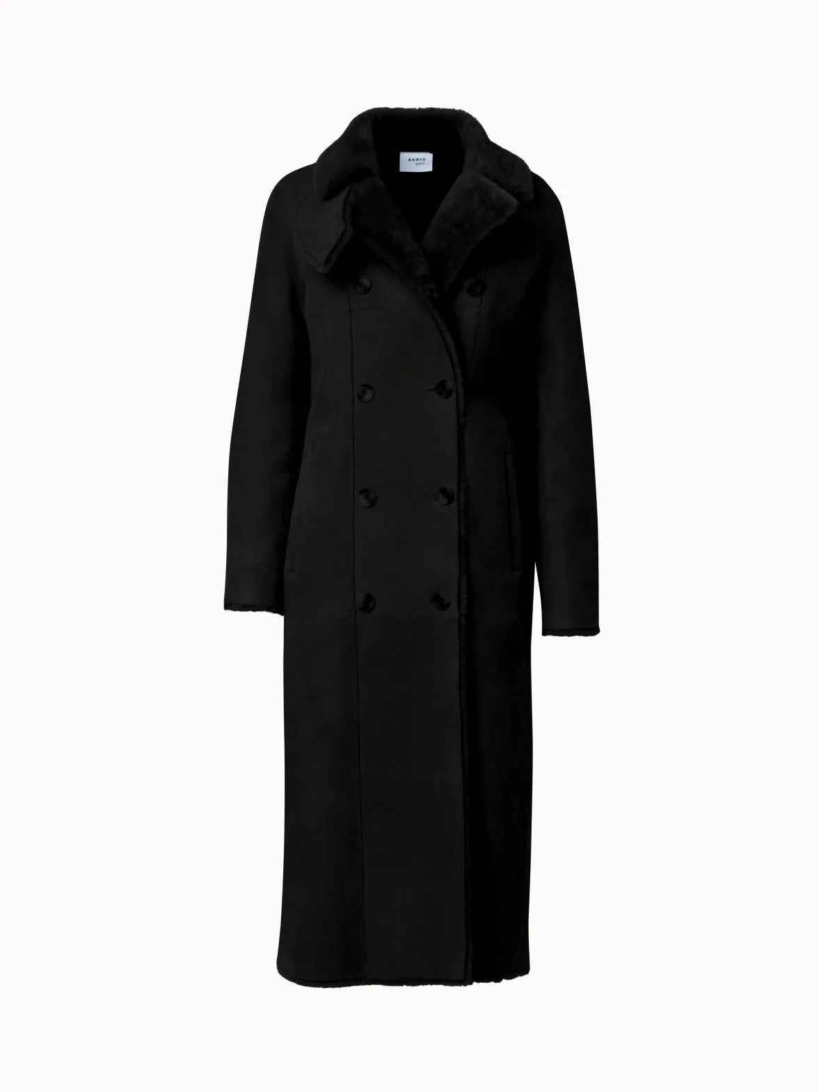 Lamb Shearling Long Coat