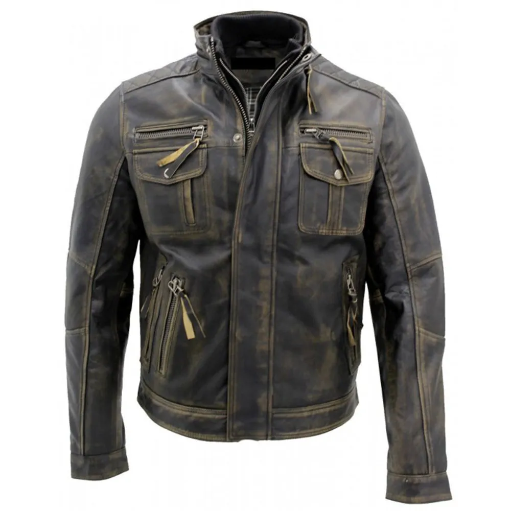 Leather Jacket Fashion Competitive Vintage Style 47