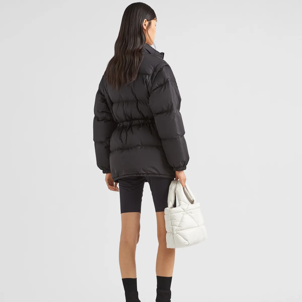 Light Re-Nylon puffer jacket