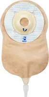 Marlen Manufacturing UltraLite™ One-piece Urostomy Pouch with Skin Shield™ Flat Adhesive Skin Barrier and E-Z Drain Valve 1-1/8" Opening, 9-1/4" L x 5-3/4" W, Transparent, 16Oz, Odor-proof