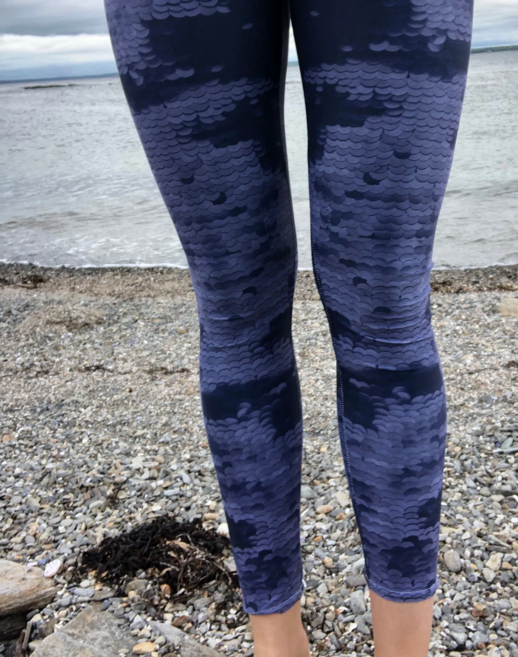 Midnight Mermaid High Waist Yoga Leggings