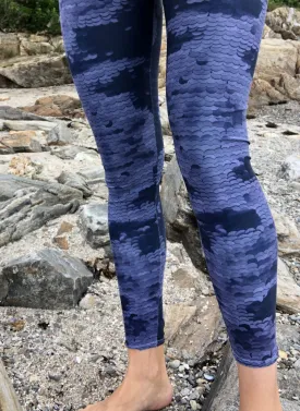 Midnight Mermaid High Waist Yoga Leggings