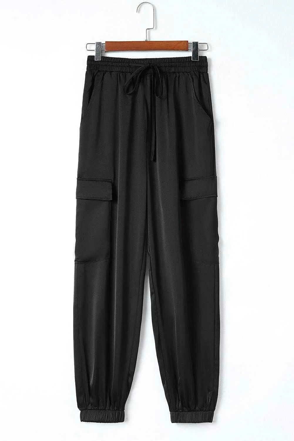 Nights Satin Pants - Stylish & Practical High Waist Design