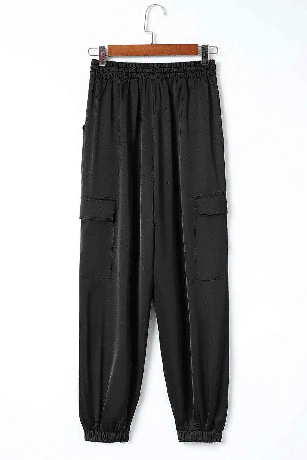 Nights Satin Pants - Stylish & Practical High Waist Design