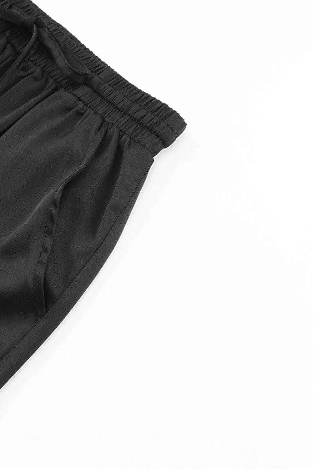 Nights Satin Pants - Stylish & Practical High Waist Design