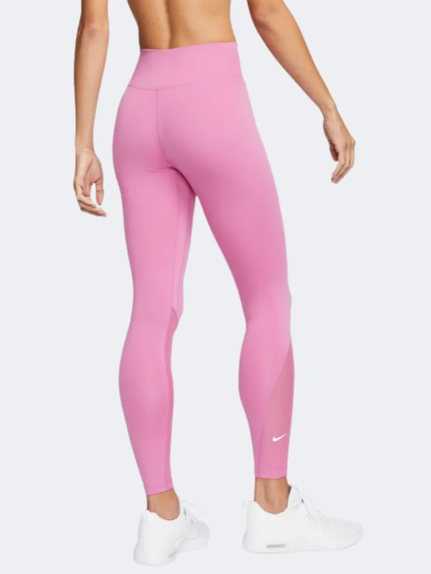 Nike One Women Training Tight Fuchsia/White