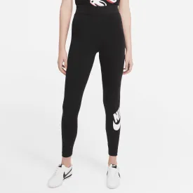 Nike Sportswear Essential High Rise Leggings 'Black White'