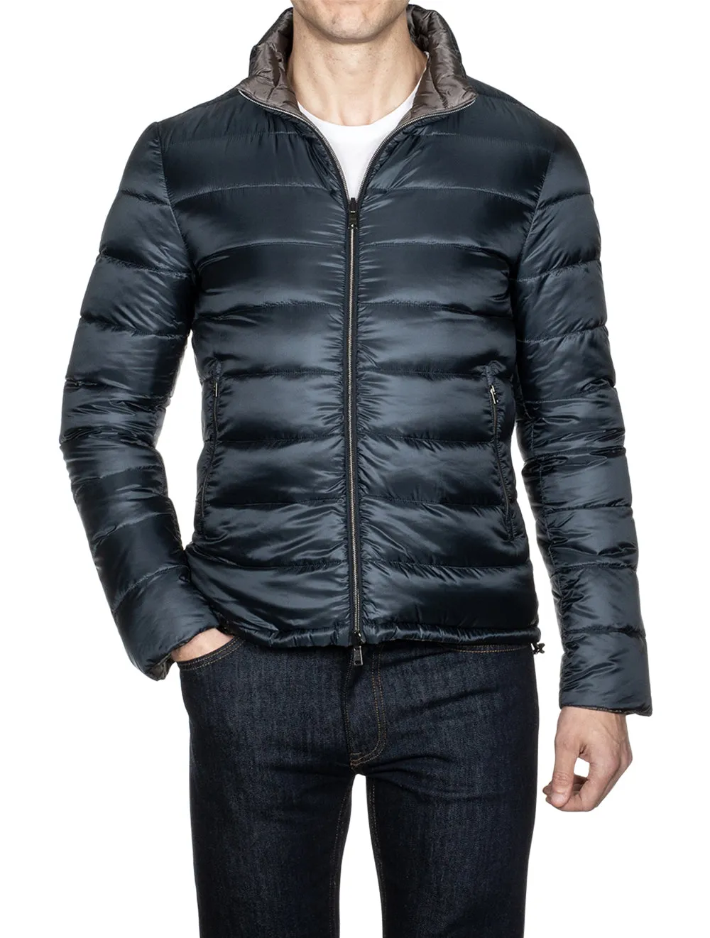 Padded Blouson Navy