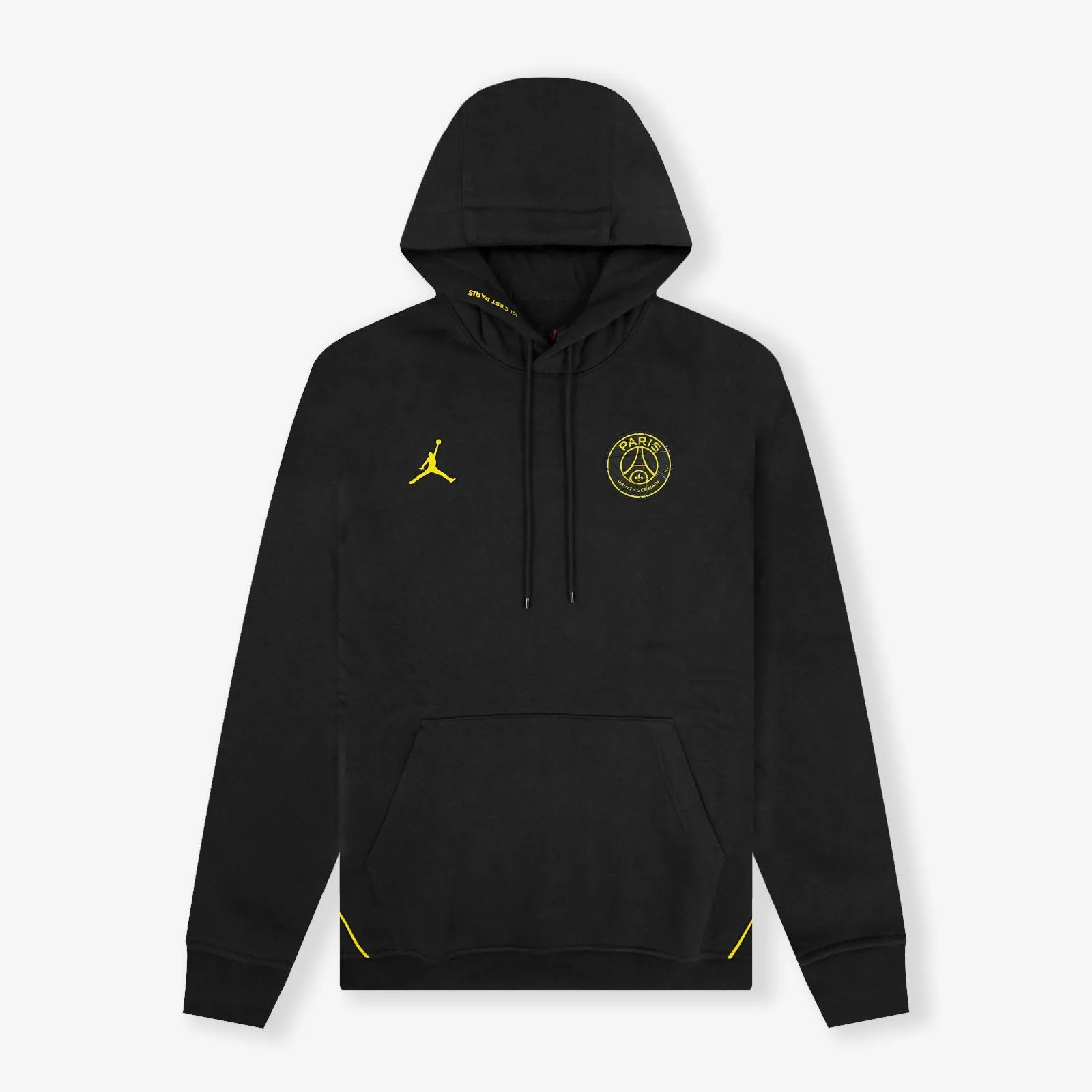 Paris Saint-Germain Fleece Hoodie - Black