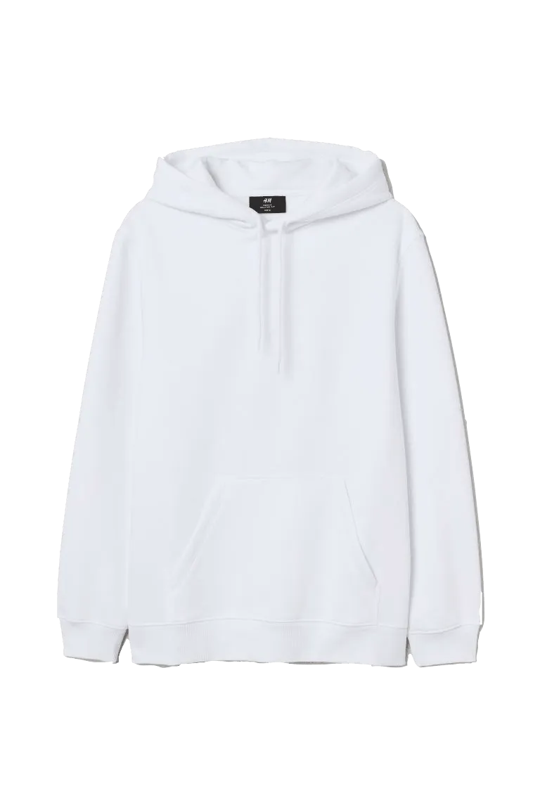 Plain White Hoodie