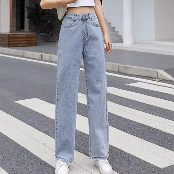 Straight High Waist Jeans