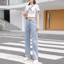 Straight High Waist Jeans